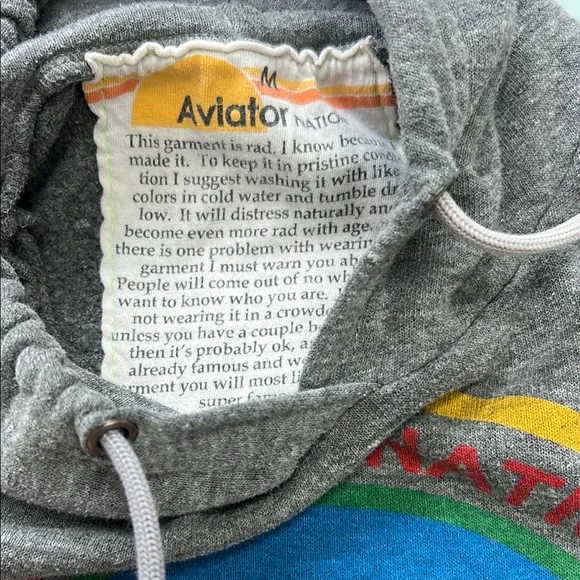 Aviator Nation Gray Sweatpants Cozy Athletic Loungewear - Picture 5 of 8